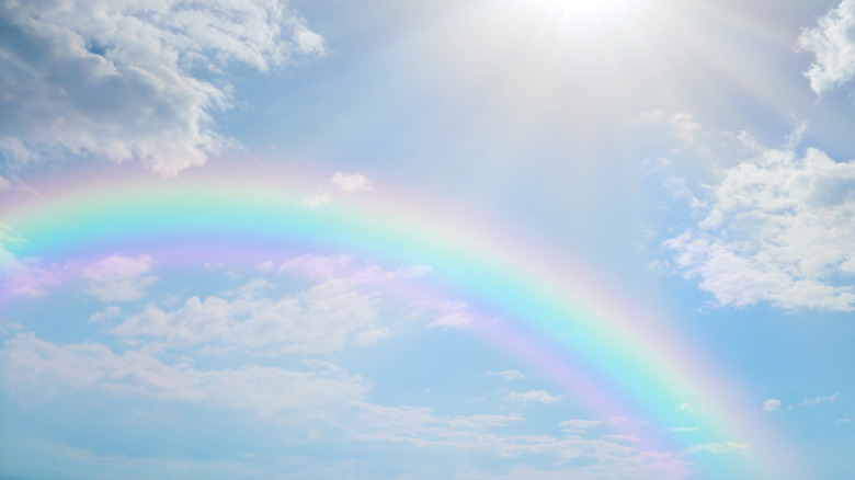 Rainbow in the sky