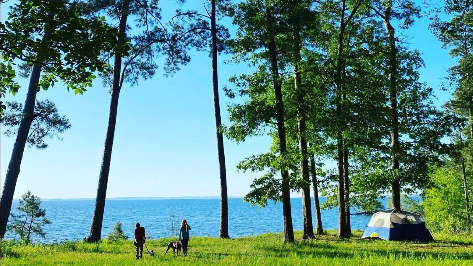 One Of The South's Largest Lakes Is A BorderCrossing Glistening Beauty