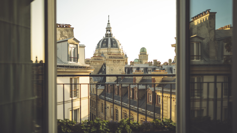 View from hotel window