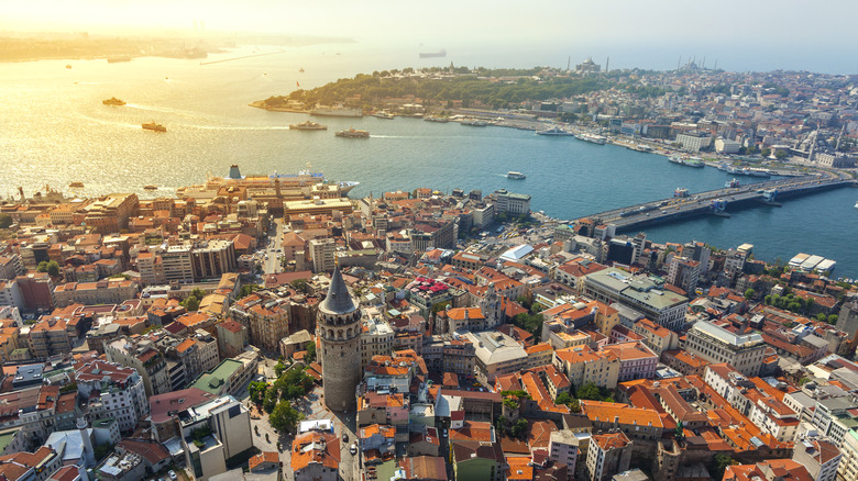 aerial view of Istanbul