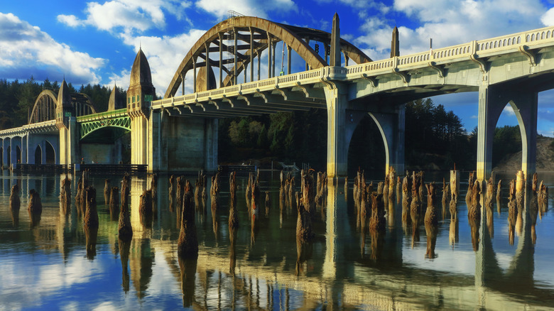 The Siuslaw Bridge in Florence, Oregon