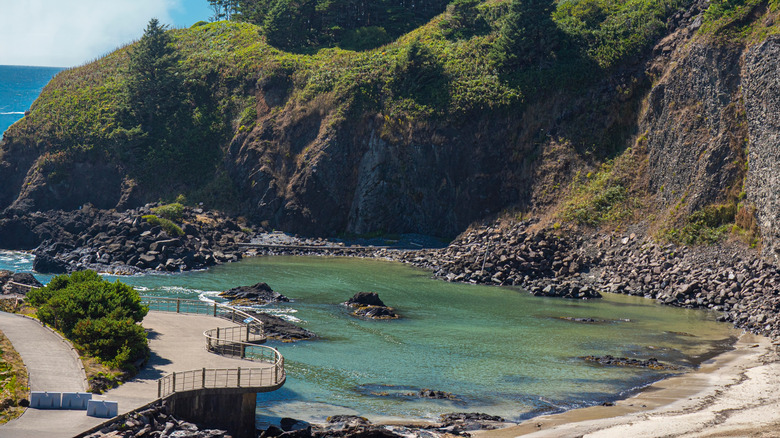 Quarry Cove in the Yaquina Head Outstanding Natural Area north of Newport, Oregon