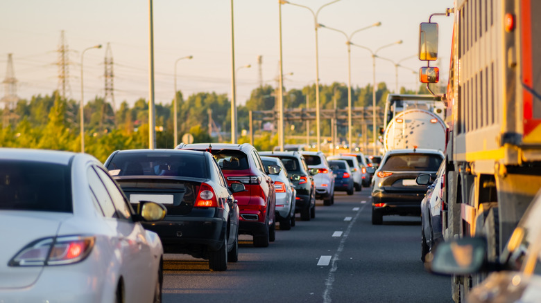 bumper to bumper traffic