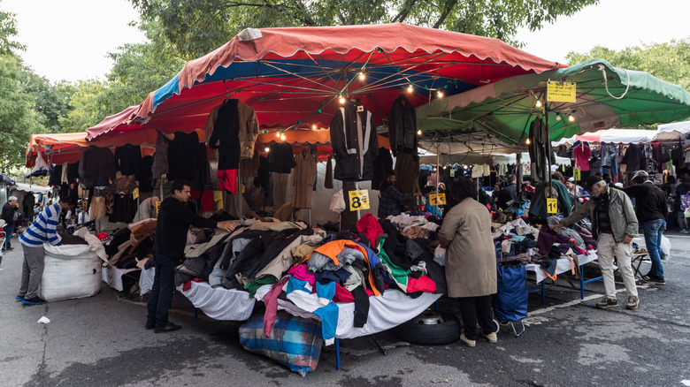 The Montreuil, Paris flea market