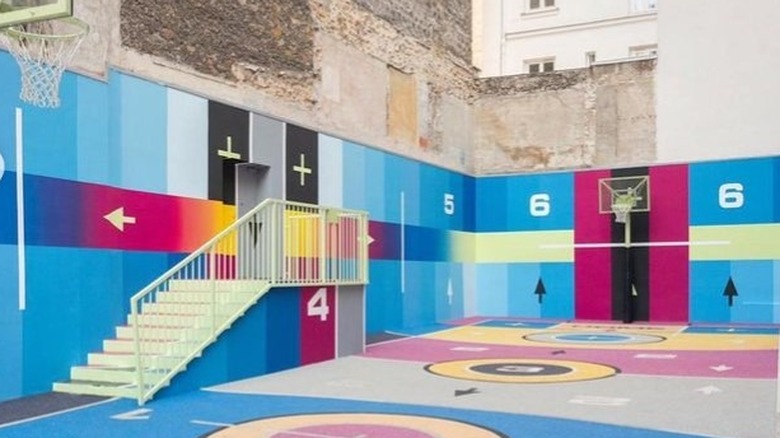 Pigalle Duperré basketball court in Paris, France