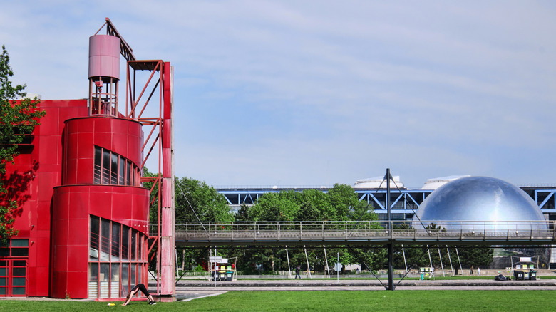 La Villete park in Paris, France