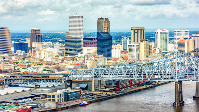 Aerial view of New Orleans