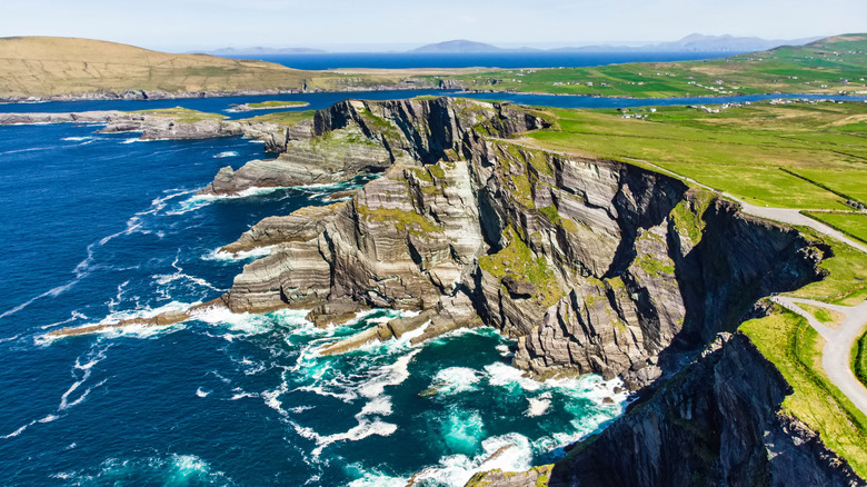 Rocky cliffs in Kerry, Ireland