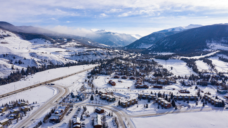 Ariel view of Keystone, Colorado