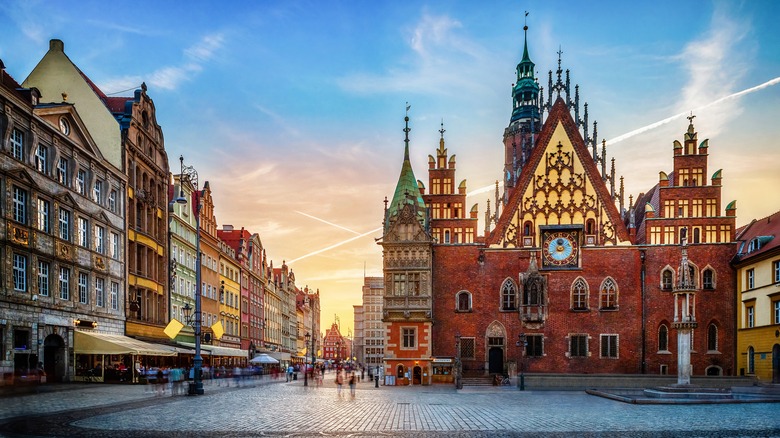 Center of Wroclaw, Poland