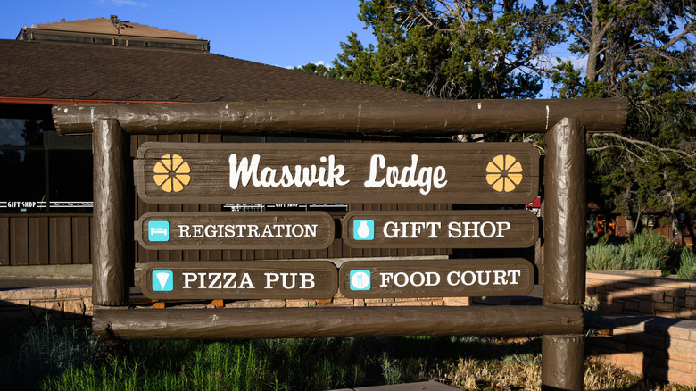Maswik Lodge sign