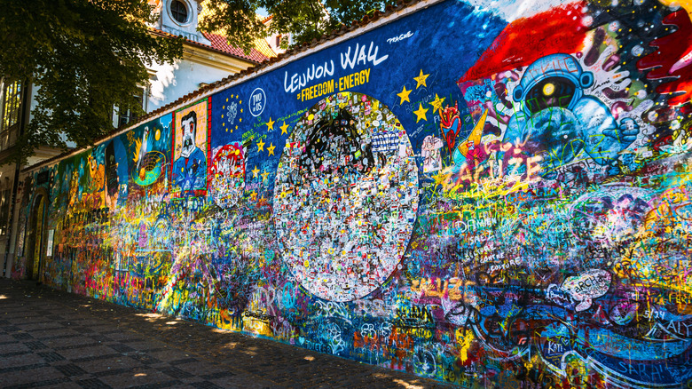 Lennon Wall in Prague