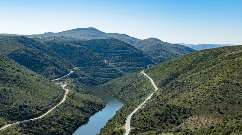 COA valley view over hills and river