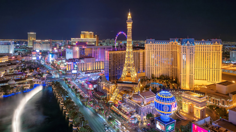 Las Vegas Strip at night