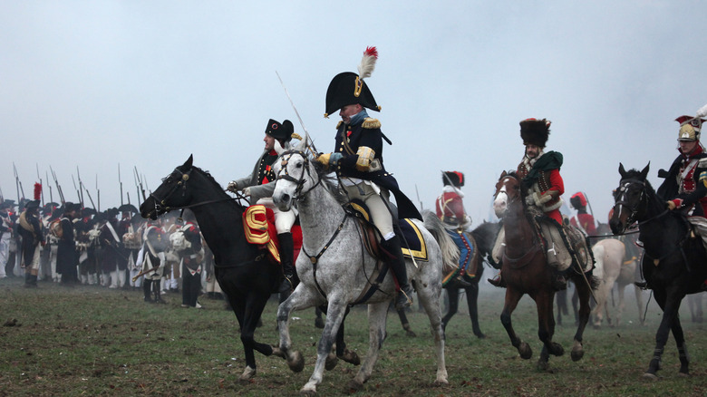 Austerlitz battle reenactment Czech Republic