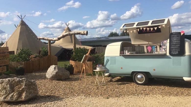 a Dub Box trailer used as an ice cream trailer