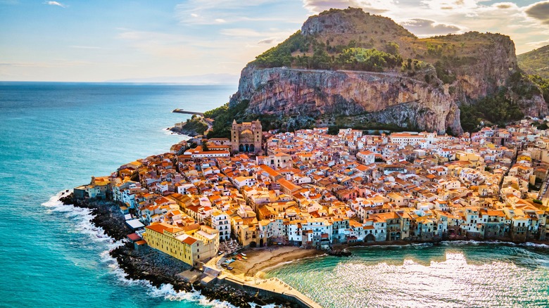 Cefalù at sunset