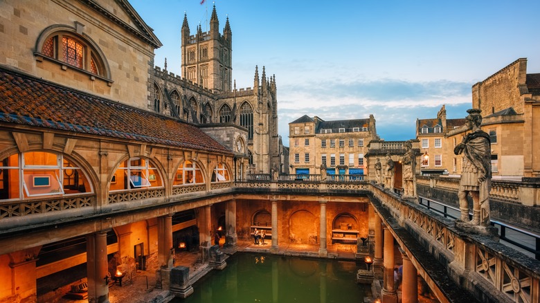 Roman baths in Bath, England