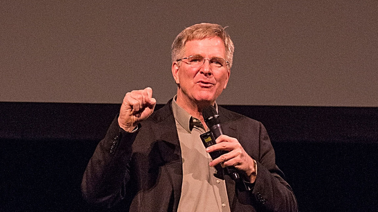 Rick Steves at an event