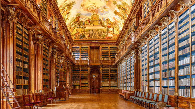 The library of the Strahov Monastery in Prague