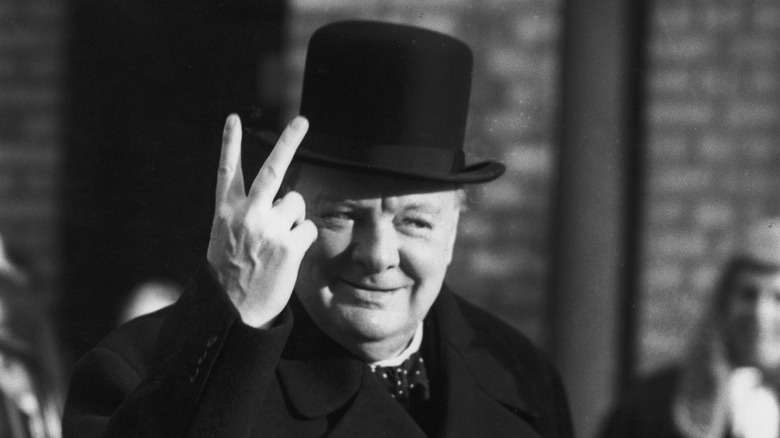 Winston Churchil V for Victory