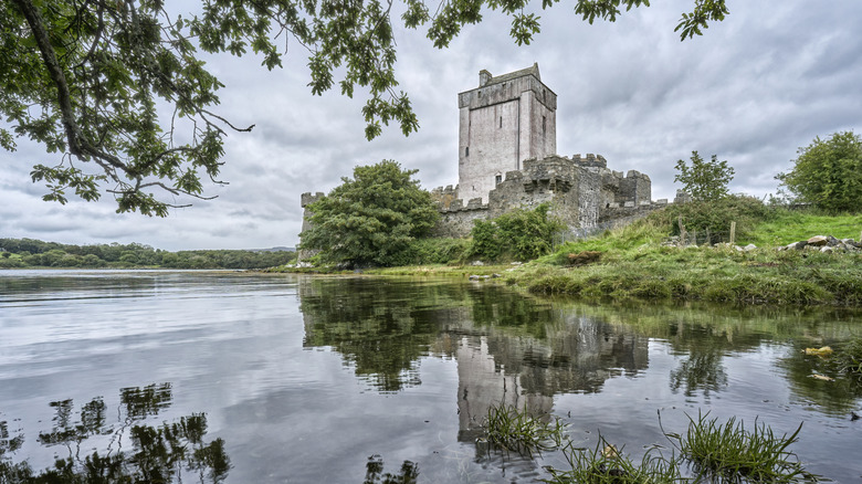 View of Doe Castle along the bay
