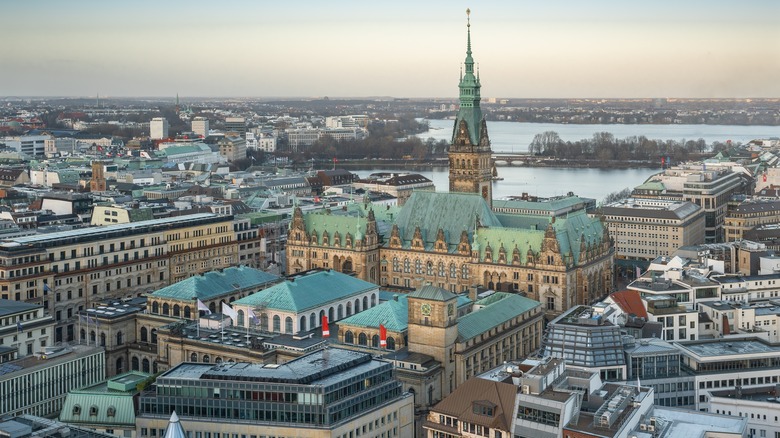 a view of Hamburg, Germany