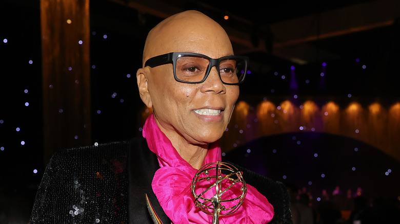 RuPaul Charles in glasses