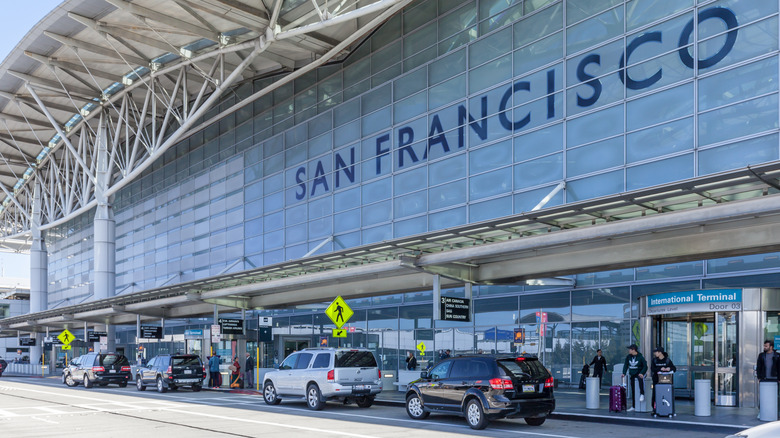 exterior of SFO