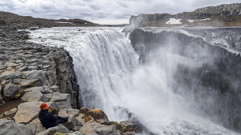 Dettifoss waterfall east side Prometheus