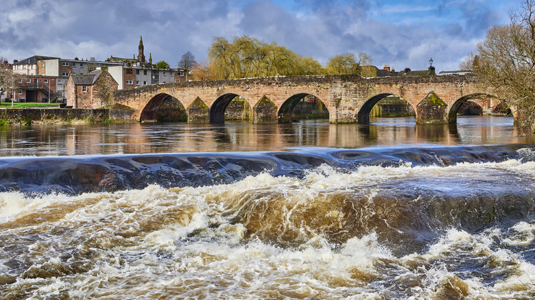 The River Nith, Dumfries, Scotland
