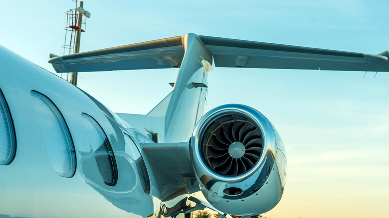 view of upper wing of an airplane