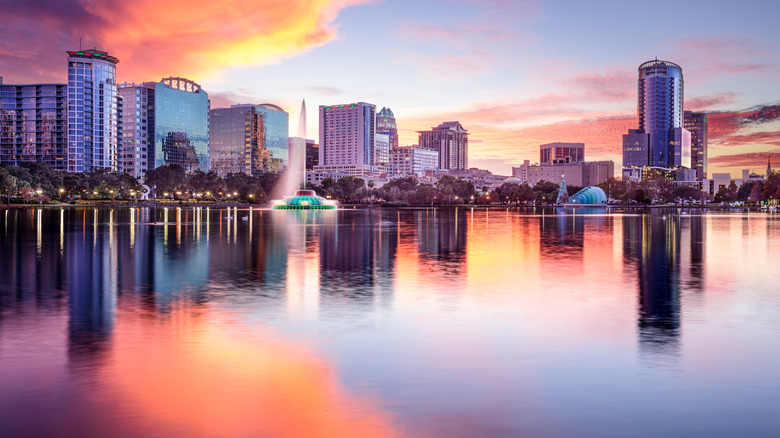 Orlando at dusk