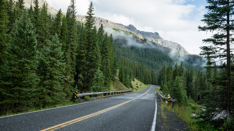 Beartooth highway in Wyoming