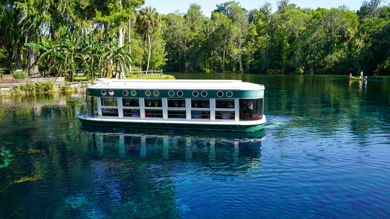 This Florida State Park Offers Dazzling Glass-Bottom Boat Tours Of Crystal Clear Springs