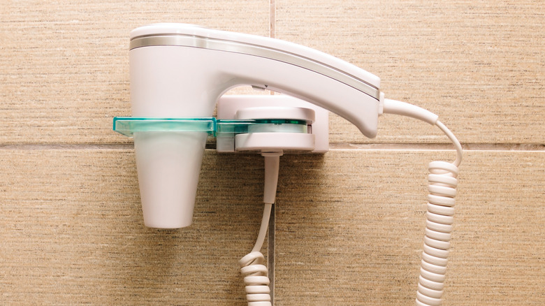 Hotel hair dryer