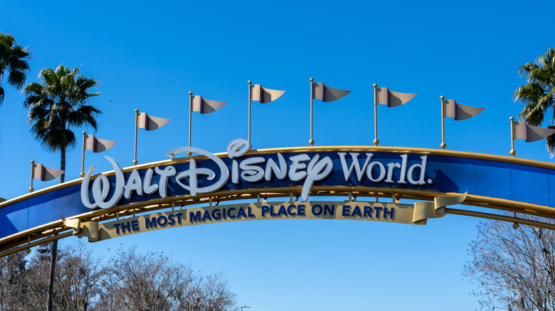 Entrance to Disney World 