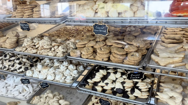 Baked goods from Newman's Bakery on display