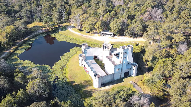 Aerial view of Newman's Castle