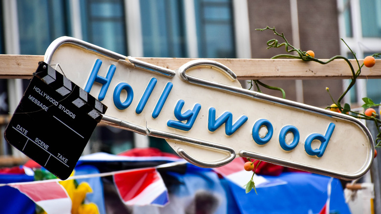Hollywood sign in market