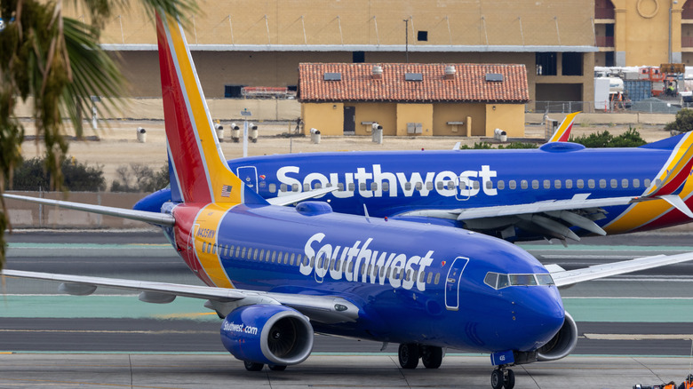 Southwest Airlines Boeing 737-700 taxiing at San Diego International Airport (SAN)