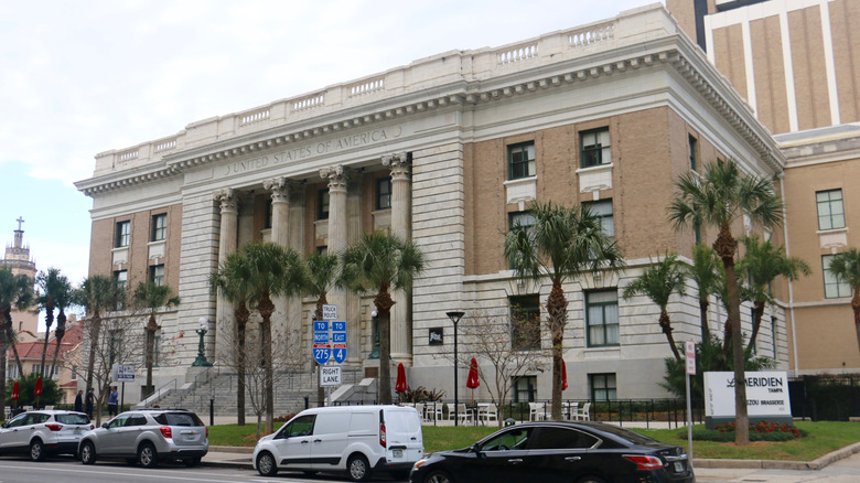 Courthouse hotel building palm trees Tampa