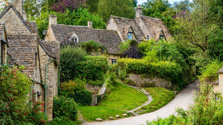 Cottages in Bibury, England 