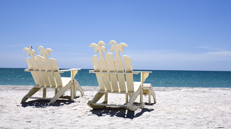 Two Beach Chairs White Sands