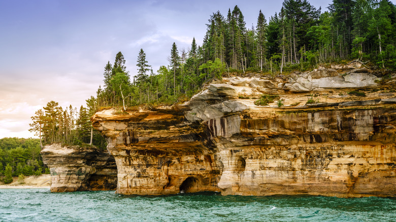 Cliffs at Pictured Rocks National Lakeshore