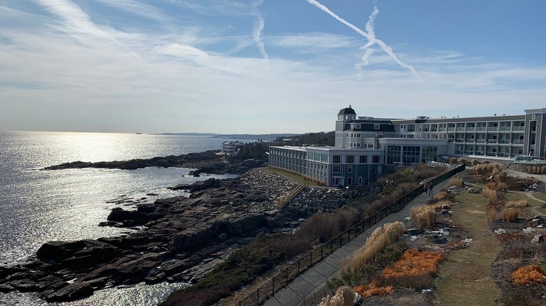 Cliff House Maine from afar