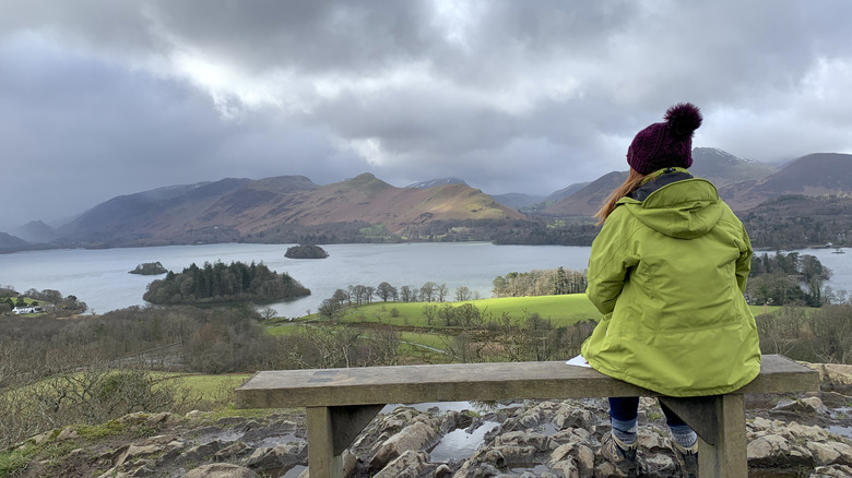 Hiker at Lake District