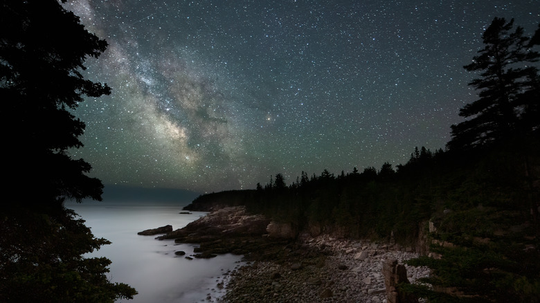 Night sky in Maine