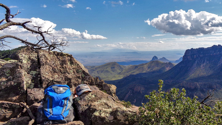 Backpacking in US National Park