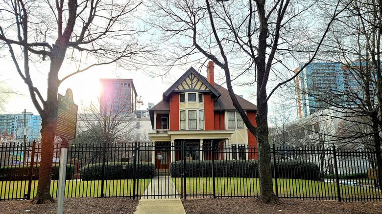The front of the Margaret Mitchell House in Atlanta